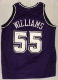 Sacramento Kings Jason Williams Autographed Signed Purple Jersey JSA #WA673646