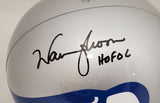 WARREN MOON AUTOGRAPHED SEAHAWKS FULL SIZE GRAY THROWBACK HELMET HOF MCS 187028