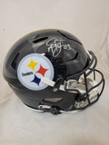 TROY POLAMALU SIGNED PITTSBURGH STEELERS SPEEDFLEX AUTHENTIC HELMET BECKETT