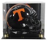 Tennessee Alvin Kamara Signed Black Full Size Speed Rep Helmet W/ Case BAS Wit