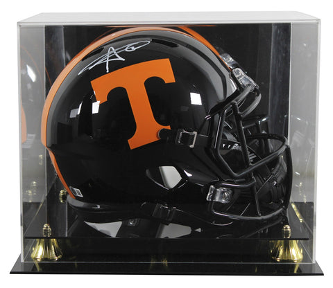 Tennessee Alvin Kamara Signed Black Full Size Speed Rep Helmet W/ Case BAS Wit