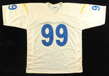 Aaron Donald Signed Los Angeles Rams Highlight Jersey (Beckett) 7xPro Bowl D.E.