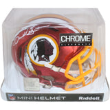 Darrell Green Autographed Washington Redskins Mini Helmet Chrome Beckett 51869