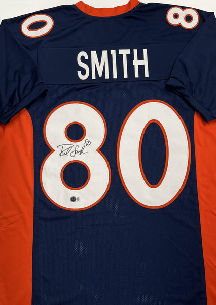 Broncos ROD SMITH Signed Custom Replica Denver Home Jersey AUTO - BAS