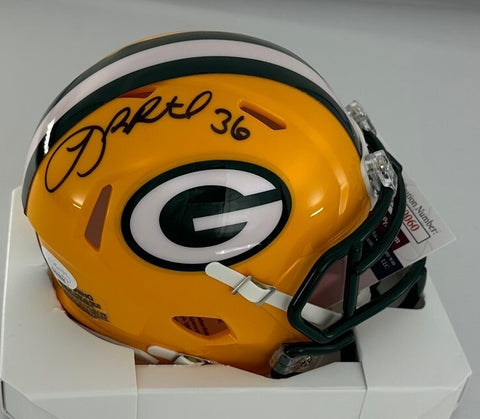 Packers SB Champ LEROY BUTLER Signed Riddell Speed Mini Helmet AUTO JSA