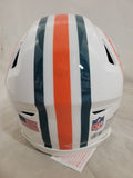 DAN MARINO SIGNED MIAMI DOLPHINS F/S THROWBACK SPEEDFLEX HELMET BECKETT QR