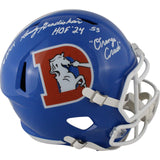 Randy Gradishar Autographed Denver Broncos F/S TB Helmet 2 Insc. Beckett 49151
