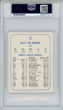 Billy Joe Dupree Autographed Dallas Cowboys 1982 Schedule Card PSA Slab 32633