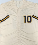 Brewers SAL FRELICK Signed Custom Replica Cream Jersey AUTO - JSA