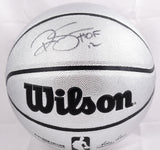 Ralph Sampson Autographed Platinum Wilson NBA Basketball w/HOF - Beckett W Holo