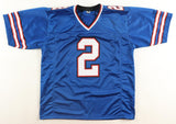 Tyler Bass Signed Buffalo Bills Jersey (Beckett) 2020 Draft Pick / Place Kicker