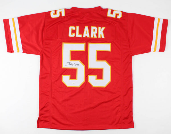 Frank Clark Signed Kansas City Chiefs Jersey (JSA COA) Super Bowl LIV Champion