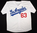 Kyle Hurt Signed Los Angeles Dodgers Jersey (Beckett) L.A. Future Star Pitcher