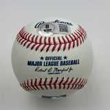 Autographed/Signed Jose Canseco Rawlings ROML Beckett BAS COA