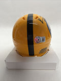 Kenny Pickett Autographed Pittsburgh Steelers Yellow Mini Football Helmet, BAS