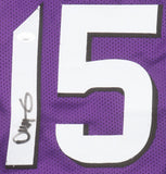 Danny Manning Signed Phoenix Suns Jersey (JSA) #1 Overall Pick 1988 NBA Draft