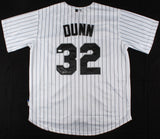 Adam Dunn Signed Majestic Cool Base White Sox Jersey (JSA) 2xAll-Star / 462 HRs