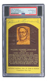 Buck Leonard Signed 4x6 Homestead Grays HOF Plaque Card PSA/DNA 85025777