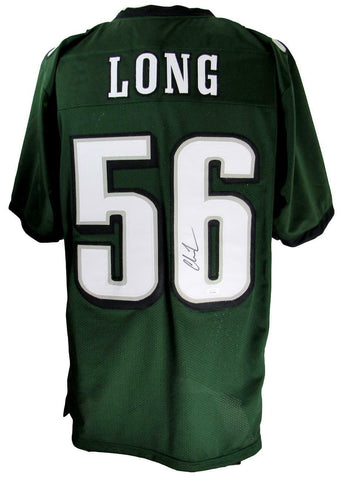 Chris Long Signed/Autographed Eagles Custom Football Jersey JSA 157560