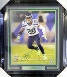 EARL THOMAS AUTOGRAPHED FRAMED 16X20 PHOTO SEAHAWKS SB XLVIII MCS HOLO 115100