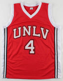 Larry Johnson Signed UNLV Running Rebels Jersey (Pro Player Hologram) #1 Pk 1991