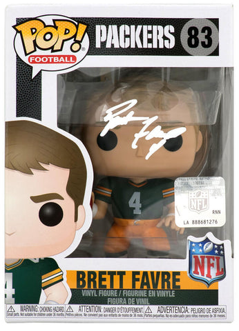 Brett Favre Signed Green Bay Packers NFL Legends Funko Pop #83 - (Favre Holo)