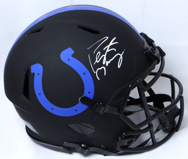 Peyton Manning Autographed Colts Eclipse Speed F/S Authentic Helmet- Fanatics