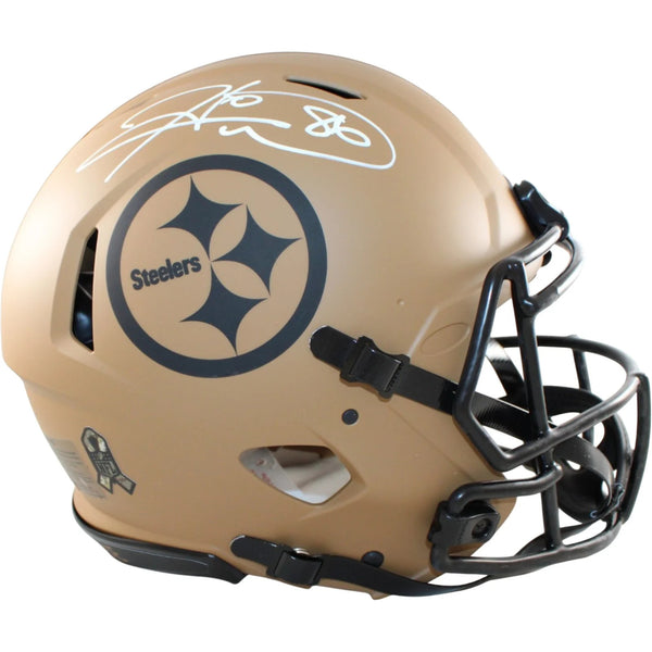 Hines Ward Signed Pittsburgh Steelers Proline Helmet 23 STS Beckett WIT 58620