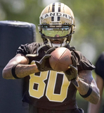 Jarvis Landry Signed New Orleans Saint Jersey (Beckett) 3xPro Bowl Wide Receiver