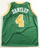 Adrian Dantley Signed Utah Jazz Jersey (AWM) # 4 retired by Utah Jazz / HOF 2008