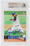 Carlos Marmol Autographed Cubs 2006 Upper Deck RC Card #1035 - (Beckett)