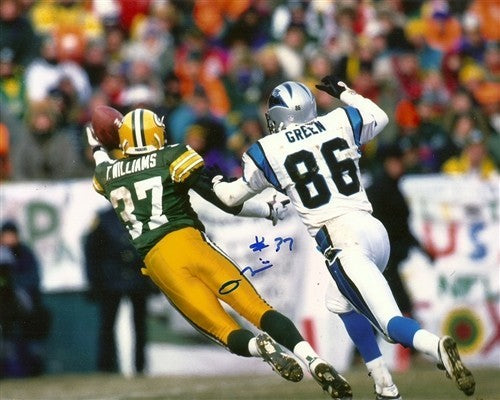 Packers TYRONE WILLIAMS Signed 8x10 AUTO Photo #3 - SB XXXI Champ
