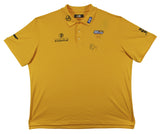 John Daly Authentic Signed Match Worn Yellow Polo Shirt BAS #BK84755