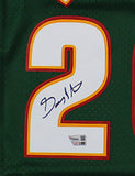 Gary Payton Signed Seattle Sonics Mitchell & Ness Green Swingman Jersey