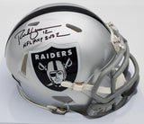 Rich Gannon "NFL MVP 2002" Signed Oakland Raiders Speed Mini Helmet (Beckett) QB