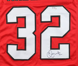 Jamal Anderson Signed Atlanta Falcons Jersey (PSA QR Code) Mr. Dirty Bird / R.B.
