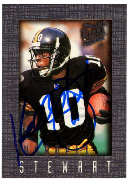 Kordell Stewart Autographed 96 Fleer Ultra #82 Trading Card Beckett W 52808