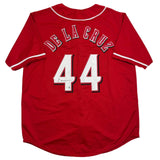 Autographed/Signed Elly De La Cruz Cincinnati Red Baseball Jersey Beckett COA