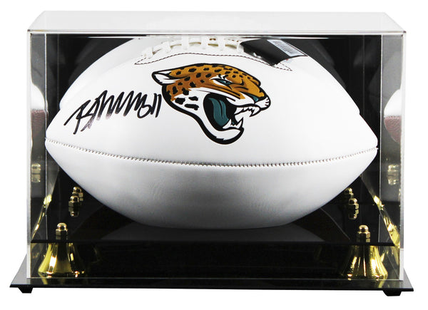 Jaguars Brian Thomas Jr. Signed White Panel Logo Football W/ Case Fanatics