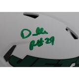 Darrelle Revis Autographed New York Jets Lunar Mini Helmet Beckett 48136