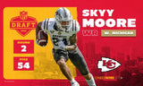 Skyy Moore Signed Kansas City Chiefs Jersey (Players Ink Holo) 2022 2nd Round Pk