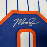Autographed/Signed Marcus Semien New York Pinstripe Baseball Jersey Beckett COA