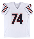 Jim Covert Signed Chicago Bears Jersey Inscribed HOF 20 (Beckett) Junk Yard Dogs