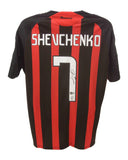 Andriy Shevchenko Signed AC Milan Home Soccer Jersey #7 with Beckett COA