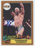 Tommaso Ciampa WWE Authentic Signed 2017 Topps #8 Card BAS #BS86640