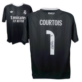 Thibaut Courtois Signed Real Madrid Goalkeeper Jersey #1 with Beckett Witness
