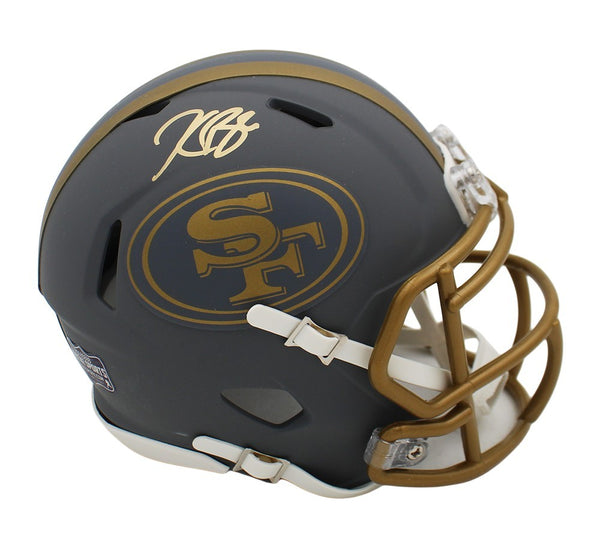Kaelon Black Signed San Francisco 49ers Speed Slate NFL Mini Helmet