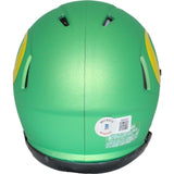 Bo Nix Autographed Oregon Ducks '15 Green Apple Mini Helmet Beckett 43505