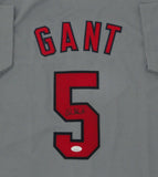 Cardinals RON GANT #5 Signed Custom Replica St. Louis Jersey AUTO - JSA