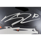 Bo Nix Autographed/Signed Denver Broncos F/S 2024 Helmet Beckett Witness 49646